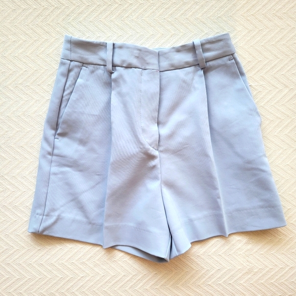 Zara Bermuda Shorts Size XS Light Blue - Picture 4 of 8